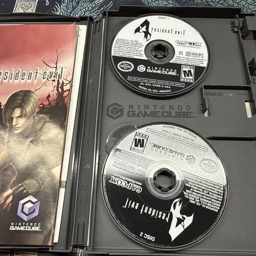 Resident Evil 4 Nintendo GameCube Complete CIB - TESTED - AUTHENTIC -